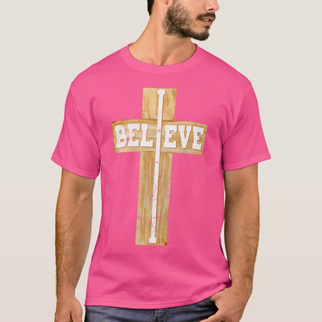 Tro Christian Kor Jesus Kristus Kristus T Shirt (Framsida)