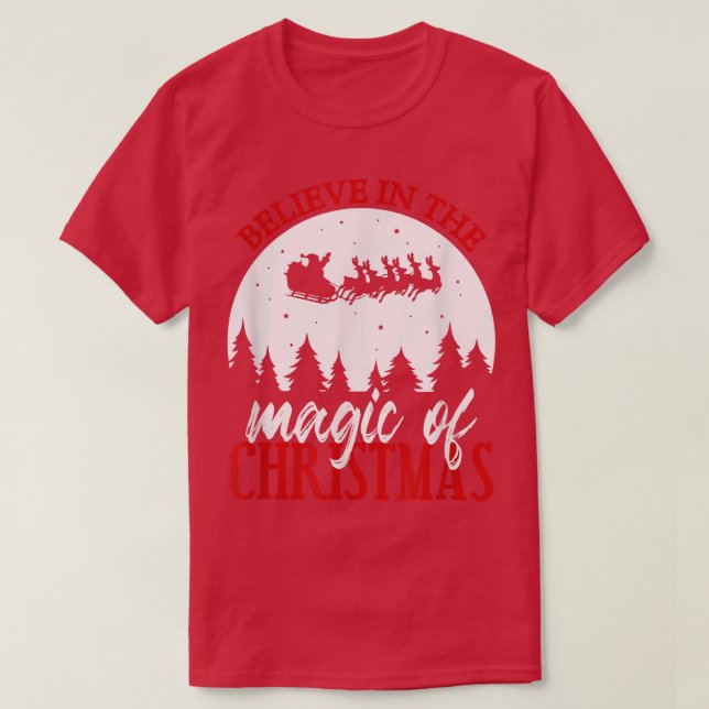 Tro Christm i julens magi. T Shirt (Design framsida)