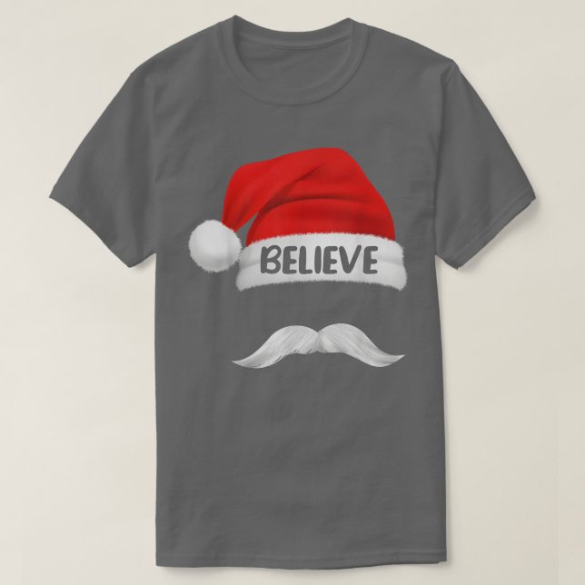 Tro citat från Santa Hat Mustache för manar Women T Shirt (Design framsida)