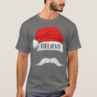 Tro citat från Santa Hat Mustache för manar Women T Shirt