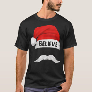 Tro citat från Santa Hat Mustache för manar Women T Shirt