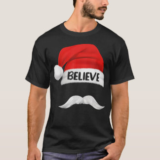 Tro citat från Santa Hat Mustache för manar Women T Shirt