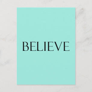 Tro citerar Aqua Blue Inspiration Faith Citote Vykort