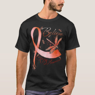 Tro Crps Awareness Orange Ribbon Dragonfly Lov T Shirt