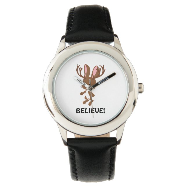 Tro! Cute Jackalope Armbandsur (Framsida)
