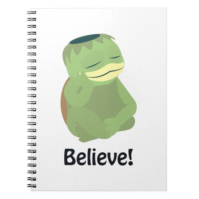 Tro! Cute Kappa Anteckningsbok Med Spiral (Framsidan)