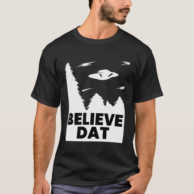 Tro Dat Funny Alien Ufo T Shirt (Framsida)