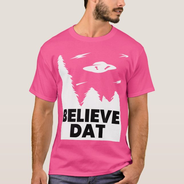 Tro Dat Funny Alien Ufo T Shirt (Framsida)