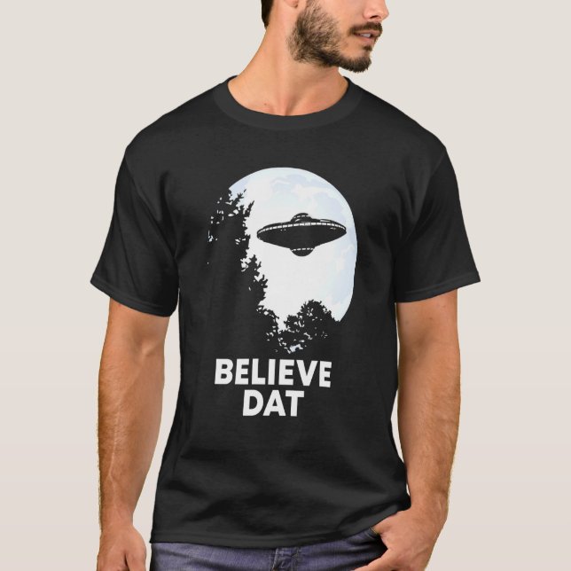 Tro Dat Ufo Believer Alien T Shirt (Framsida)