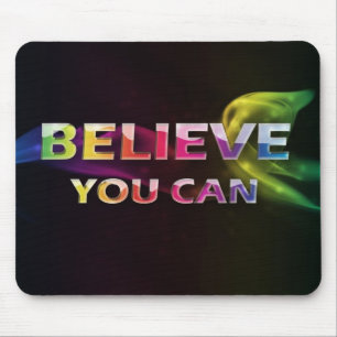 Tro dig citationstecknet Mousepad för ord Can~3 Musmatta