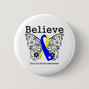 Tro Down Syndrome medvetenhet Knapp