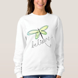 Tro Dragonfly Abstrakt Art till Bära T Shirt