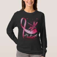 Tro Dragonfly Rosa Ribbon Breast Cancer Awaren
