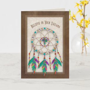 Tro/drömmar, Indian Dream Catcher Kort