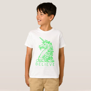 Tro eller Namn Magic Horse Unicorn Grönt Tee