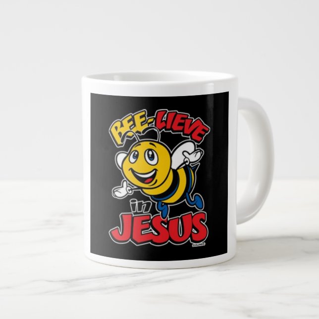 Tro - Extra stor kaffekopp Jumbo Mugg (Framsida höger)