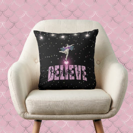 Tro Fairy Heart och Star Magic Inspirational Kudde