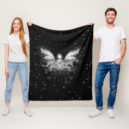 Tro Fairy Starlight Fantasy Black Fleecefilt