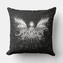 Tro Fairy Starlight Fantasy Black Kudde