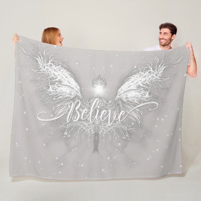 Tro Fairy Starlight Fantasy Fleecefilt (På plats)