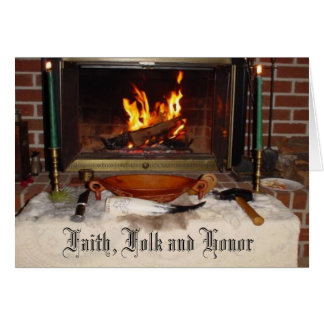Tro, Folk och heder Hälsningskort