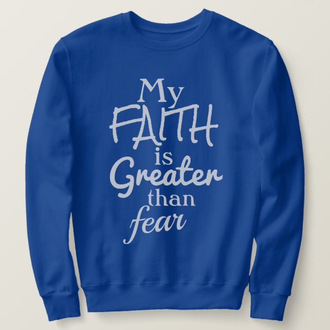 Tro Geschenk Kollektion - becomes: Lång Ärmad Tröja (Design framsida)