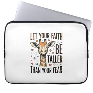 Tro Giraff Inspirerande Vintage T-Shirt Design_1 Laptop Fodral
