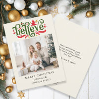 Tro-God jul! Modern, enkel bild
