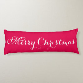Tro God jul Red Body Pillow Kroppskudde
