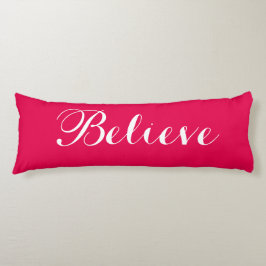 Tro God jul Red Body Pillow Kroppskudde