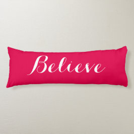 Tro God jul Red Body Pillow Kroppskudde