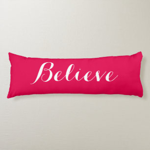 Tro God jul Red Body Pillow Kroppskudde