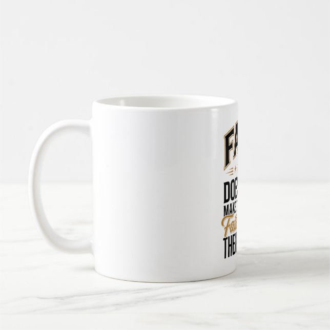 Tro gör dem möjliga kristen typsnittsdesign kaffemugg (Vänster)