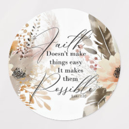 Tro Gör Saker Möjliga Klistermärken