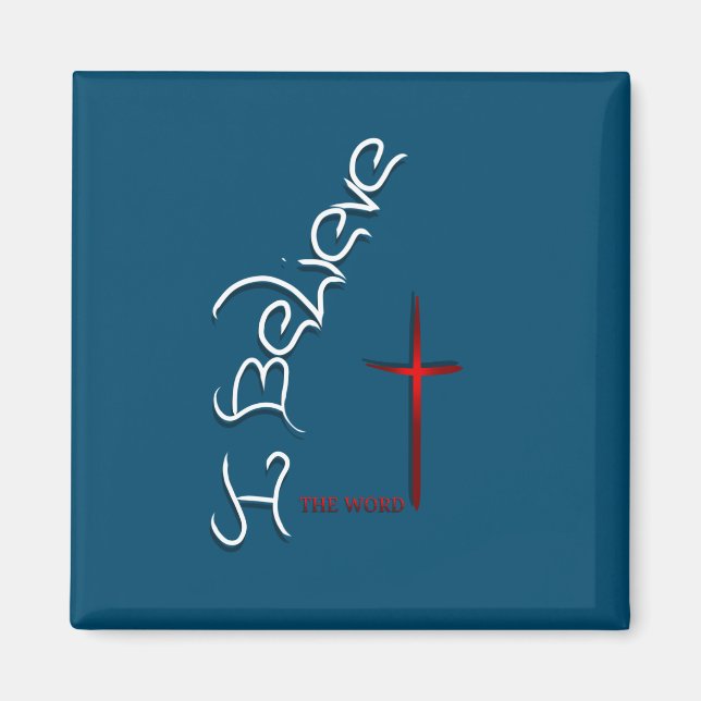 Tro Guds Ord Magnet (Framsidan)