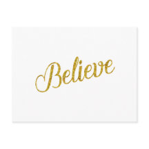 Tro Guld Faux Glitter metallic Inspirational