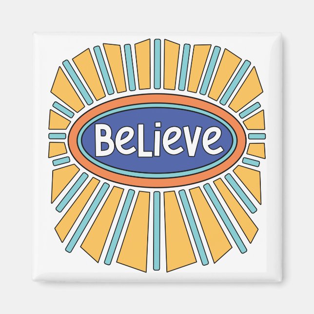 Tro - ha förtroende magnet (Framsidan)