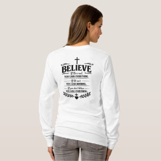 Tro Håller Allt Inspirerande Tro Citat T Shirt