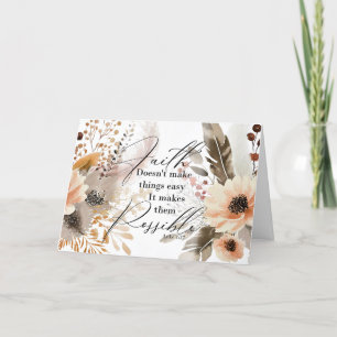 Tro Händer Det Möjligt Greeting Cards Tack Kort