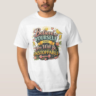 Tro Händer Dig Själv Motivationscitat T-Shirt