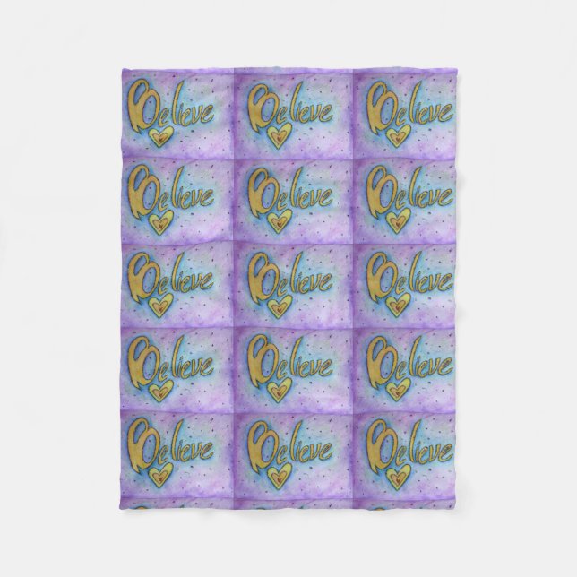 Tro Heart Ord Art Soft Ull Chemo Blanket Fleecefilt (Framsidan)