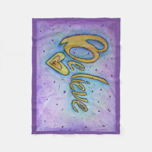 Tro Heart Ord Art Soft Ull Chemo Blanket Fleecefilt (Framsidan)