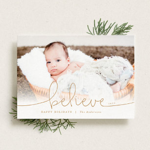 Tro Helgdag Photo Card Julkort