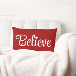 Tro Helgdag Red White Santa Lumbarkudde