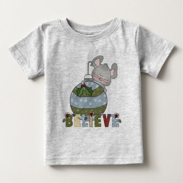 Tro Helgdagar för ornament hos mus Tee Shirt (Framsida)