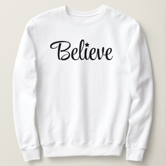 Tro Helligdagsfirande Jul Svart Vit Tomte T Shirt (Design framsida)