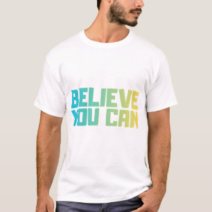 Tro Hjärta Motivations T-Shirt