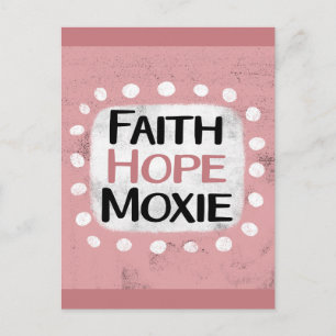 Tro Hope Mod Postkort Vykort