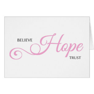 Tro HOPE Trust Hälsningskort
