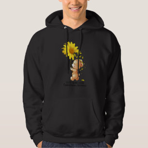 Tro Hopp Bot Gult Endometrios Medvetenhet Hoodie